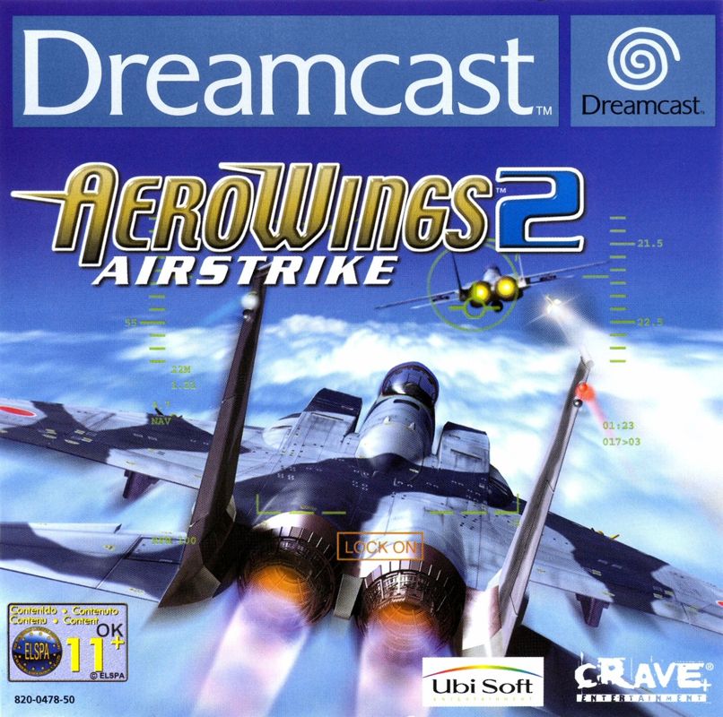 AeroWings 2 Air Strike box art for Sega Dreamcast
